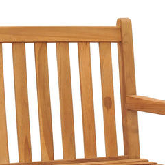 vidaXL Garden Bench | Warm Brown | Solid Teak Wood | 180 cm long bench | Durable 6