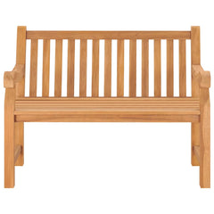 vidaXL Garden Bench 114 cm Solid Teak Wood 2