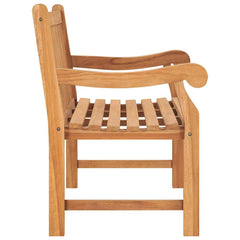 vidaXL Garden Bench 114 cm Solid Teak Wood 4