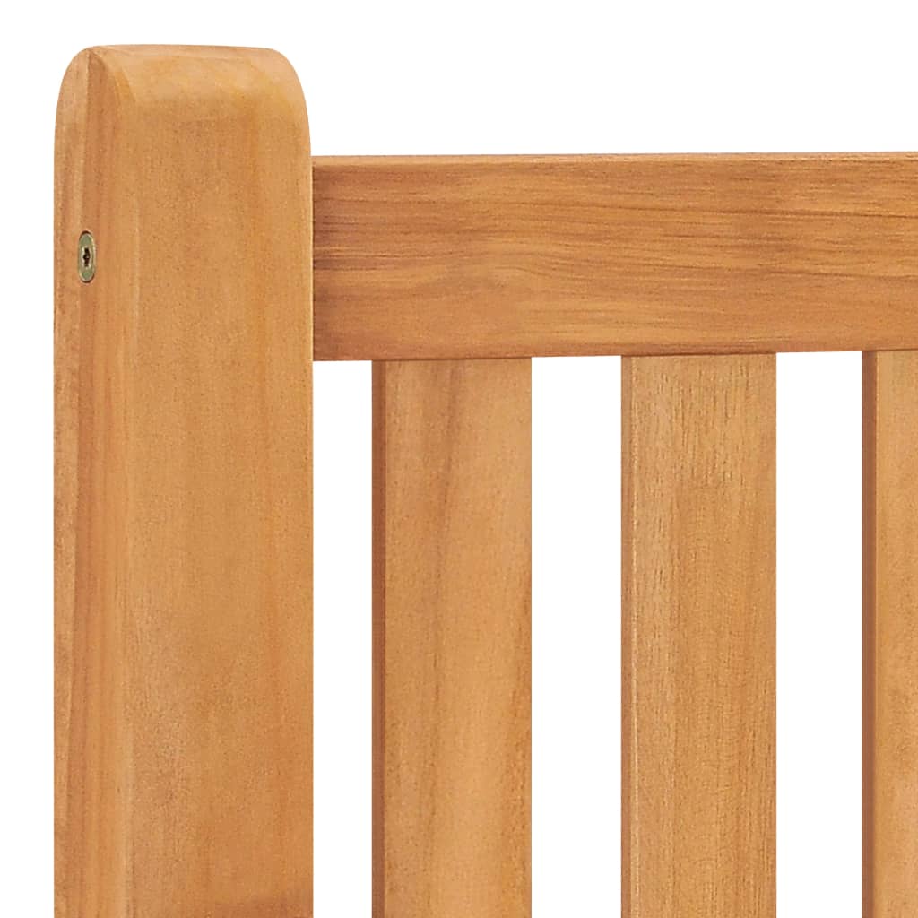 vidaXL Garden Bench 114 cm Solid Teak Wood 5