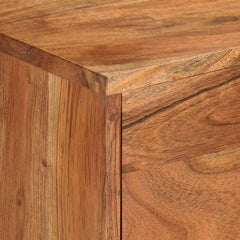 vidaXL TV Cabinet | Honey brown and grey | Solid acacia wood, powder-coated iron 6