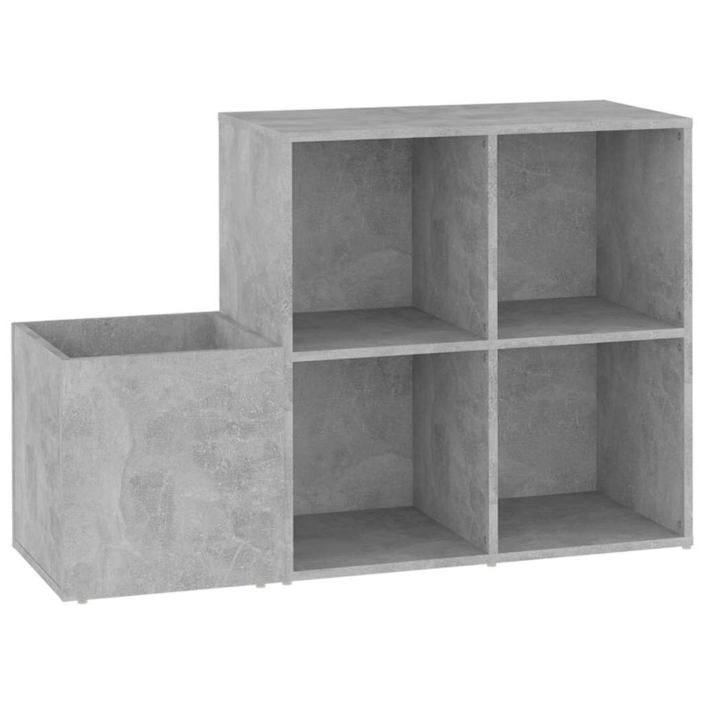 vidaXL Hall Shoe Cabinet | Concrete Grey | Engineered Wood | Medium | Cabinet 2