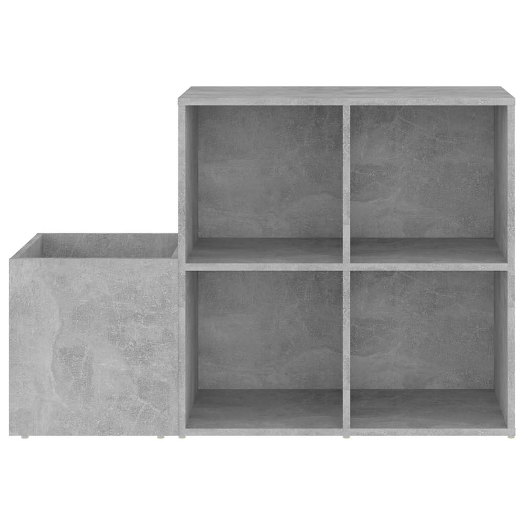 vidaXL Hall Shoe Cabinet | Concrete Grey | Engineered Wood | Medium | Cabinet 5