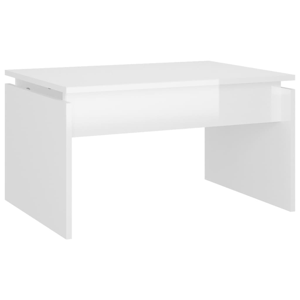vidaXL Coffee Table | High gloss white | Engineered wood | Medium | Durable 2