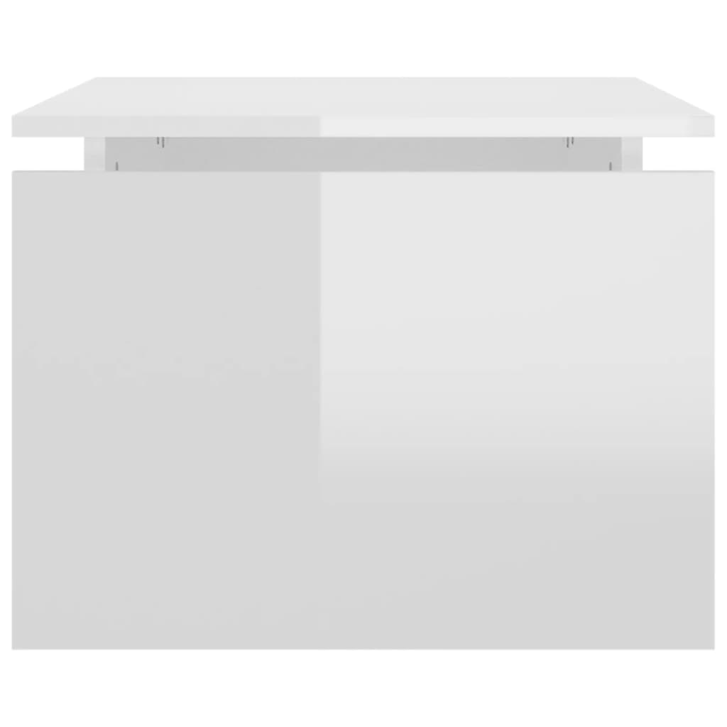 vidaXL Coffee Table | High gloss white | Engineered wood | Medium | Durable 6