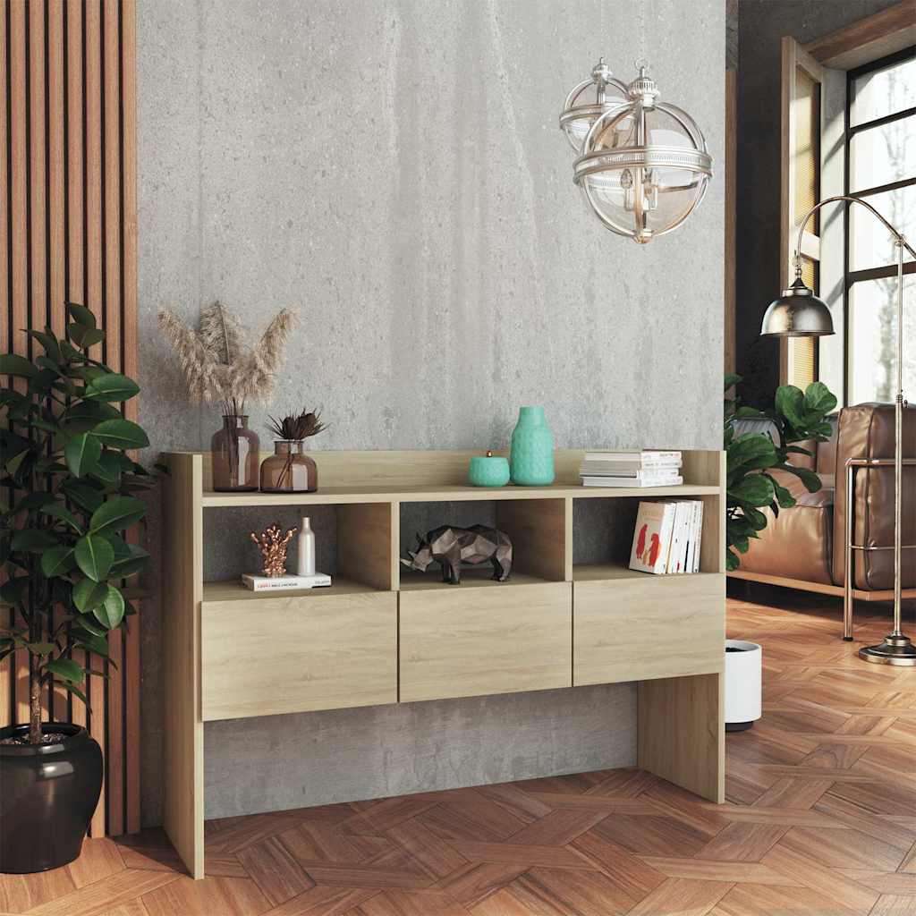 vidaXL Sideboard | Sonoma oak | Engineered wood | 105x30x70 cm | Sideboard 3