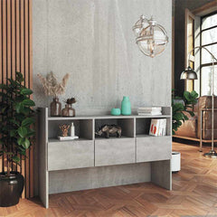 vidaXL Sideboard | Concrete grey | Engineered wood | Medium 3
