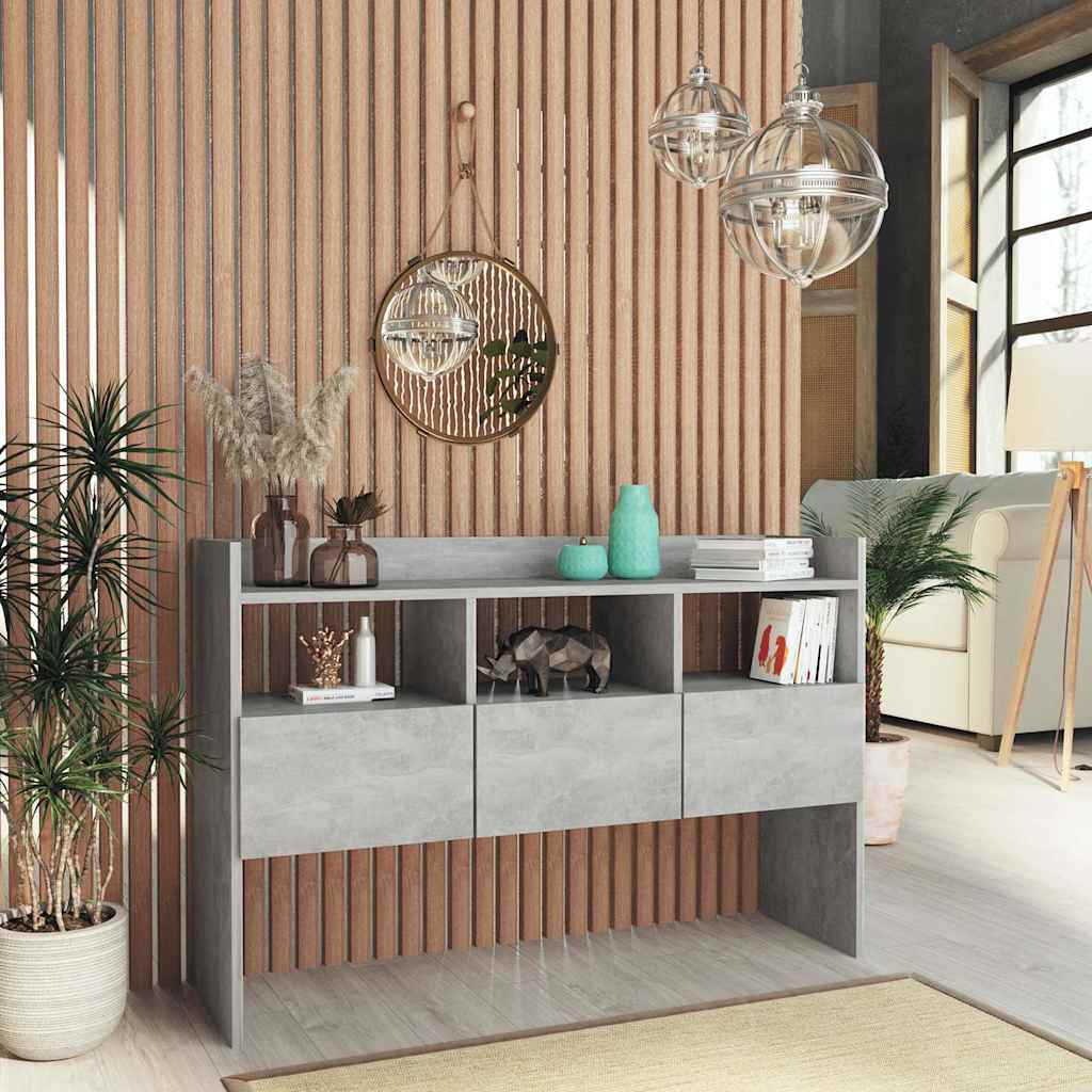 vidaXL Sideboard | Concrete grey | Engineered wood | Medium 1