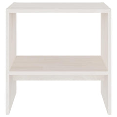 808056 vidaXL Bedside Cabinets 2 pcs White 40x30,5x40 cm Solid Wood Pine 4