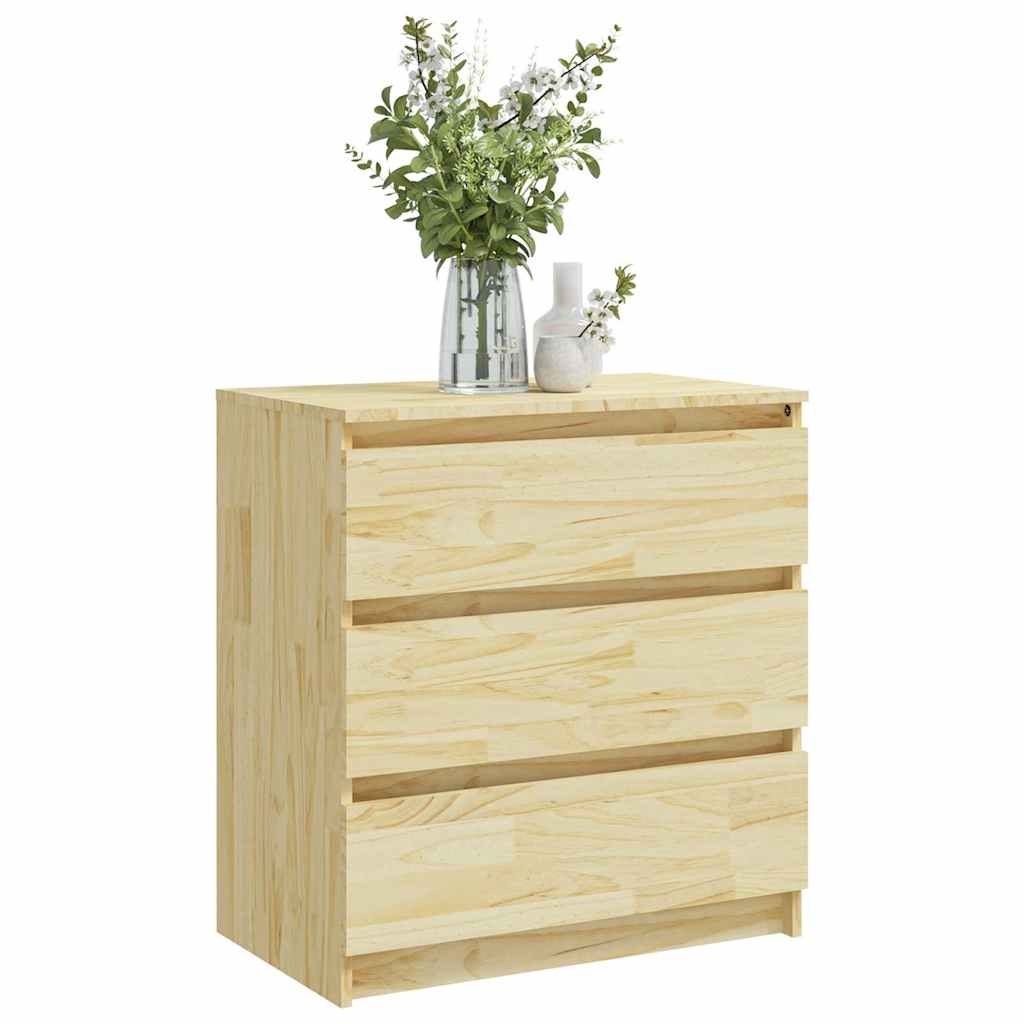 vidaXL Bedside Cabinet | Natural wood color | Solid pinewood | Medium 3