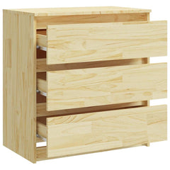 vidaXL Bedside Cabinet | Natural wood color | Solid pinewood | Medium 6