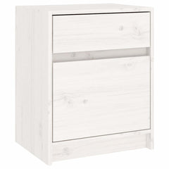 Bedside Cabinets Solid Wood Pine