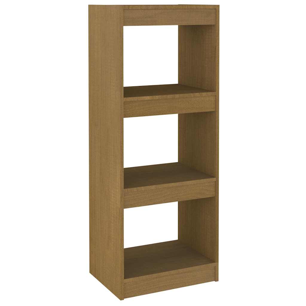 vidaXL Book Cabinet | Honey brown | Solid pinewood | Medium | Storage 2