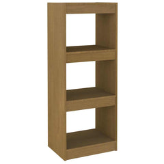vidaXL Book Cabinet | Honey brown | Solid pinewood | Medium | Storage 2