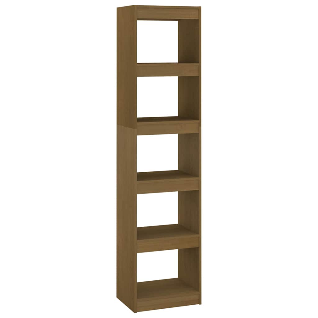 vidaXL Book Cabinet | Honey brown | Solid pinewood | Standard | Book Cabinet 2