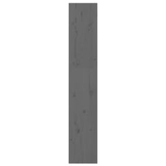 vidaXL Book Cabinet | Grey | Solid Pine Wood | Tall | Book Cabinet | Rectangular 4