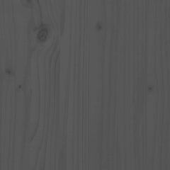 vidaXL Book Cabinet | Grey | Solid Pine Wood | Tall | Book Cabinet | Rectangular 5