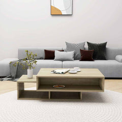vidaXL Coffee Table | Sonoma oak | Engineered wood | Medium | Coffee Table 3