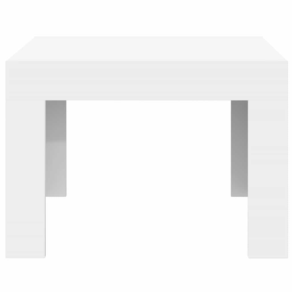 vidaXL Coffee Table White 50x50x35 cm Engineered Wood 5