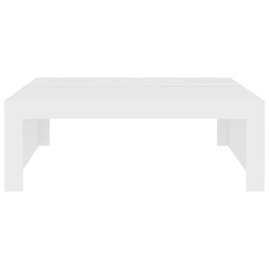 vidaXL Coffee Table | White | Engineered wood | 100 x 100 cm | Modern 5