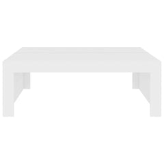 vidaXL Coffee Table | White | Engineered wood | 100 x 100 cm | Modern 5