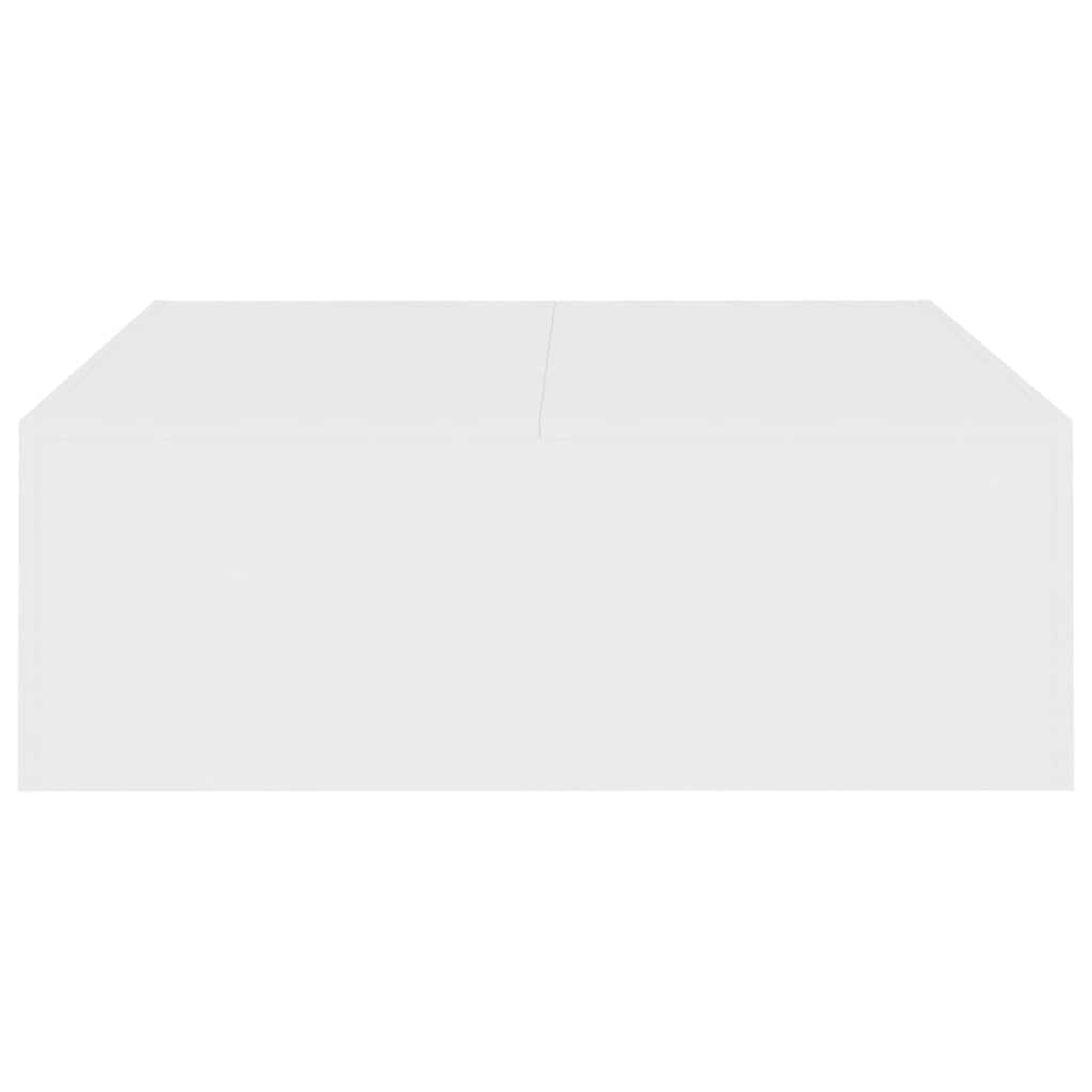 vidaXL Coffee Table | White | Engineered wood | 100 x 100 cm | Modern 6