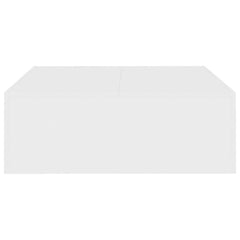 vidaXL Coffee Table | White | Engineered wood | 100 x 100 cm | Modern 6