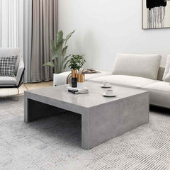 vidaXL Coffee Table | Concrete Grey | Engineered Wood | Medium | Modern 3