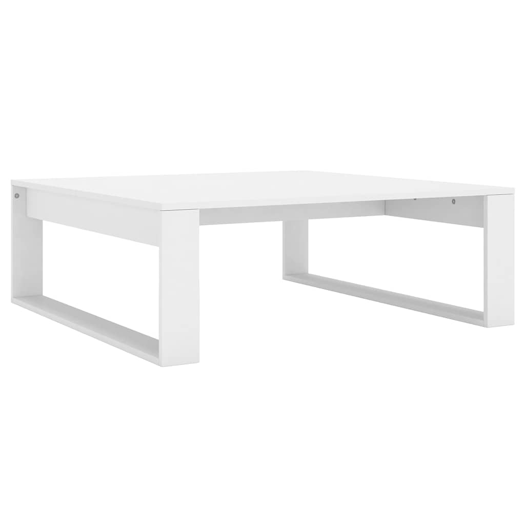 808630 vidaXL Coffee Table White 100x100x35 cm Engineered Wood 2