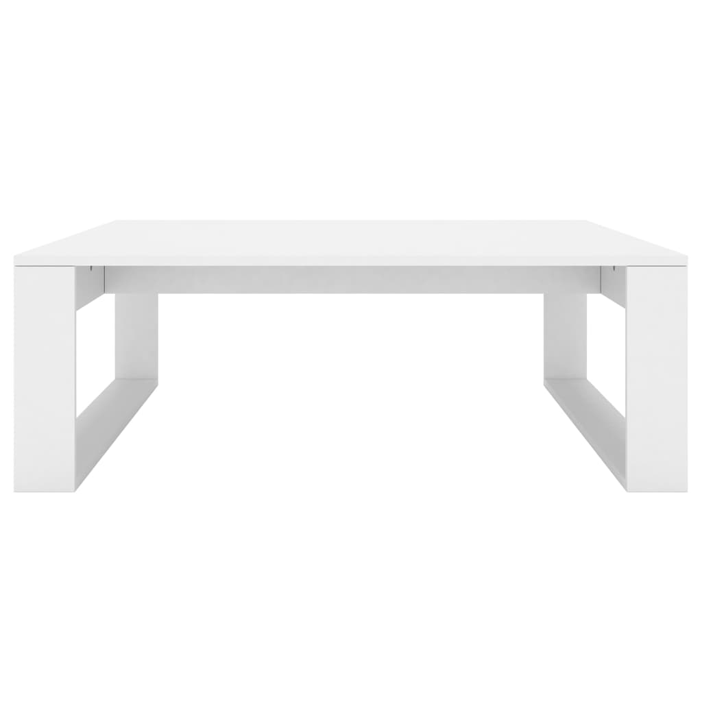 808630 vidaXL Coffee Table White 100x100x35 cm Engineered Wood 4