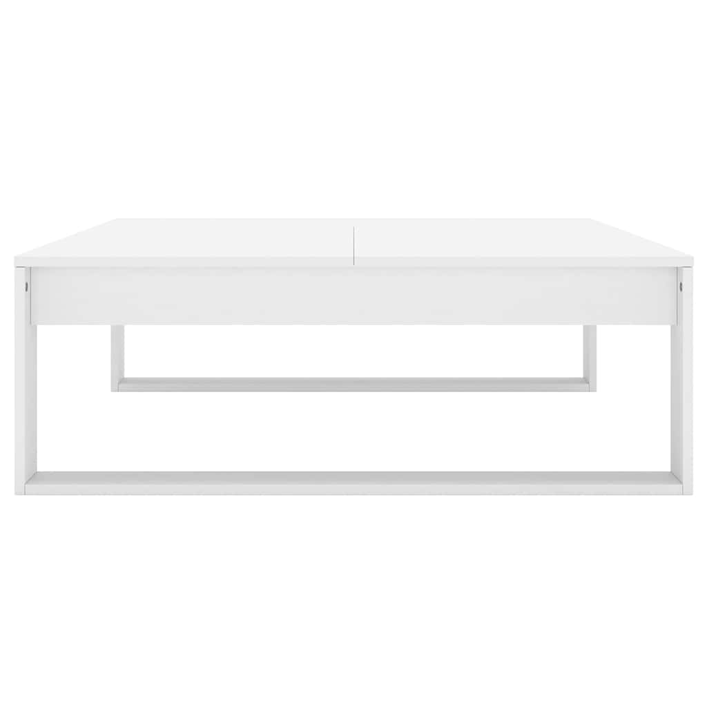 808630 vidaXL Coffee Table White 100x100x35 cm Engineered Wood 5