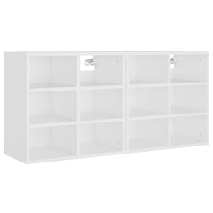 vidaXL Shoe Cabinets 2 pcs White 52,5x30x50 cm 4