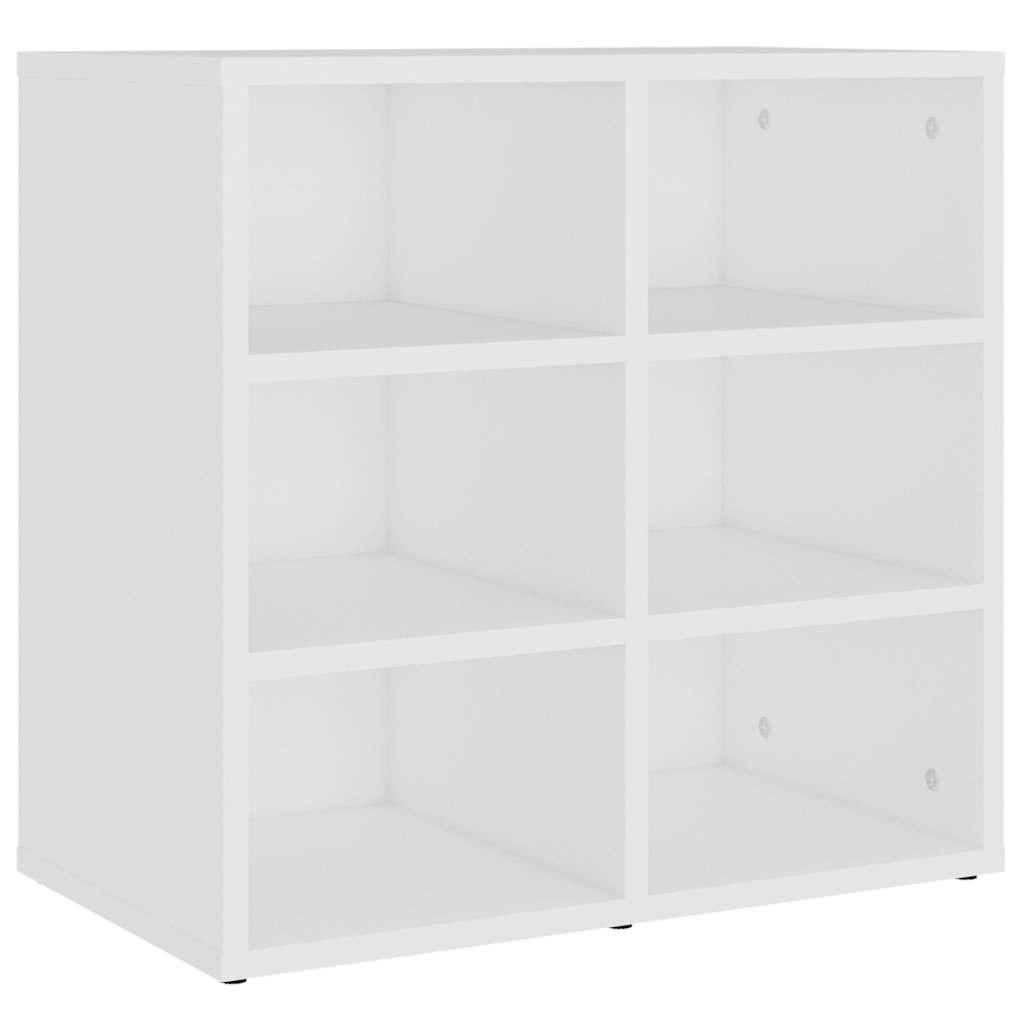 vidaXL Shoe Cabinets 2 pcs White 52,5x30x50 cm 5