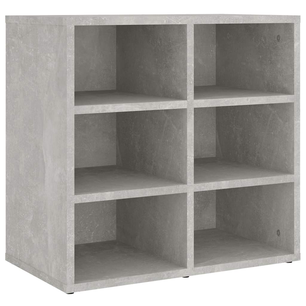 vidaXL Shoe Cabinets 2 pcs Concrete Grey 52,5x30x50 cm 5