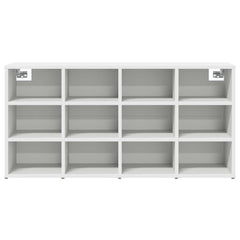 vidaXL Shoe Cabinet 103 x 30 x 51 cm Engineered Wood White 5