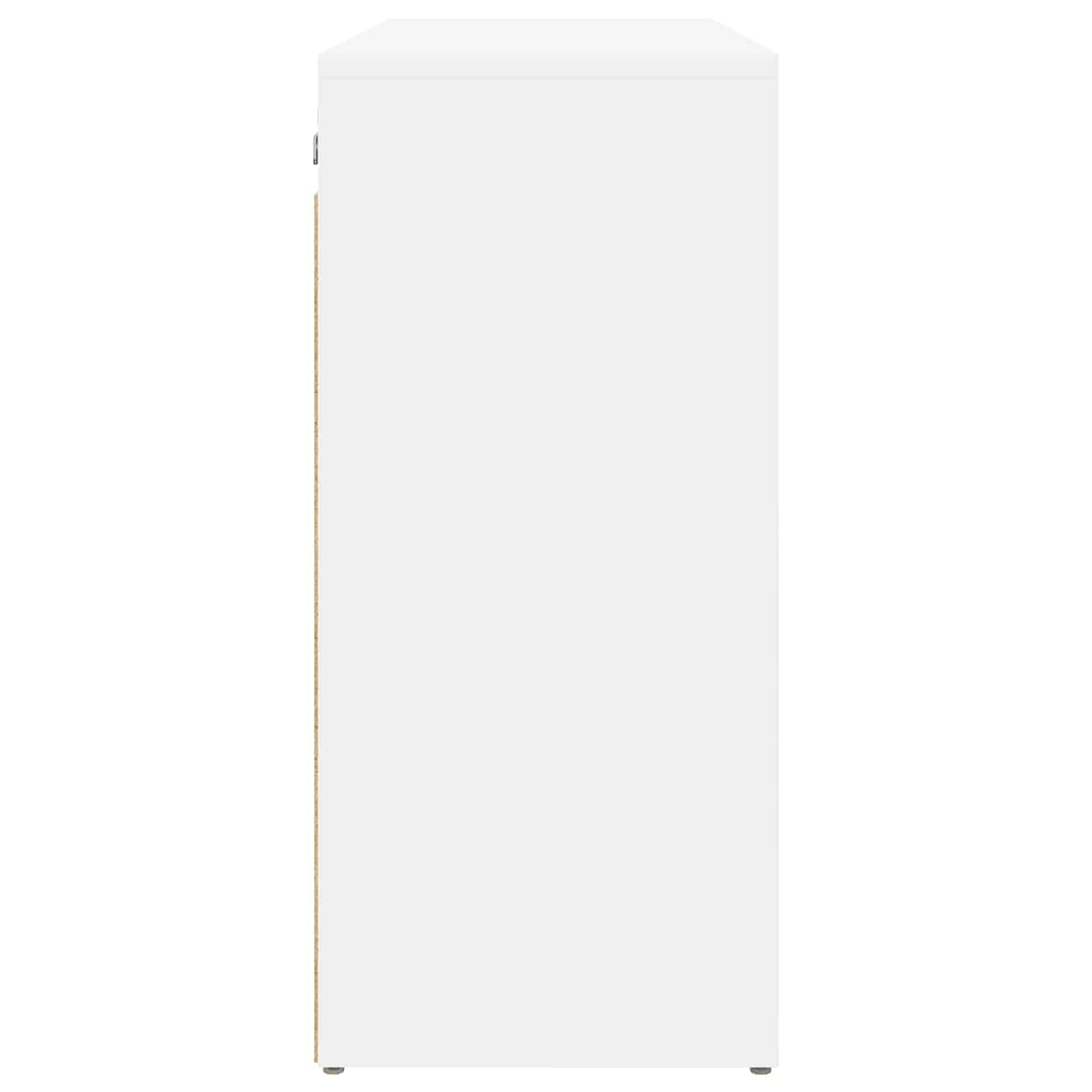 vidaXL Shoe Cabinet 77.5 x 30 x 67 cm Engineered Wood White 6