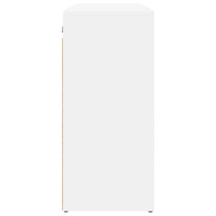 vidaXL Shoe Cabinet 77.5 x 30 x 67 cm Engineered Wood White 6