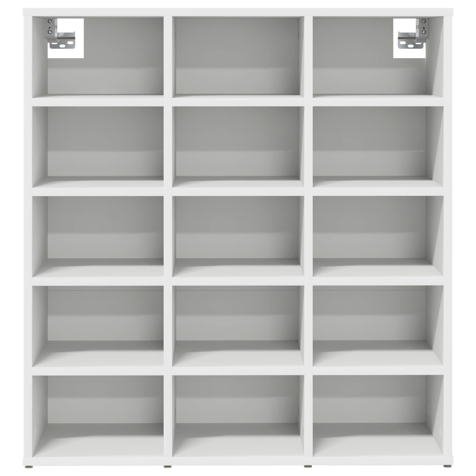 vidaXL Shoe Cabinet 77.5 x 30 x 83.5 cm Engineered Wood White 5