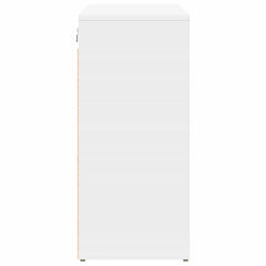 vidaXL Shoe Cabinet 103 x 30 x 67 cm Engineered Wood White 6
