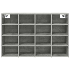 vidaXL Shoe Cabinet 103 x 30 x 67 cm Engineered Wood Concrete grey 5