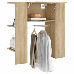 vidaXL Hallway Cabinet Sonoma Oak 97.5x37x99 cm Engineered Wood 4