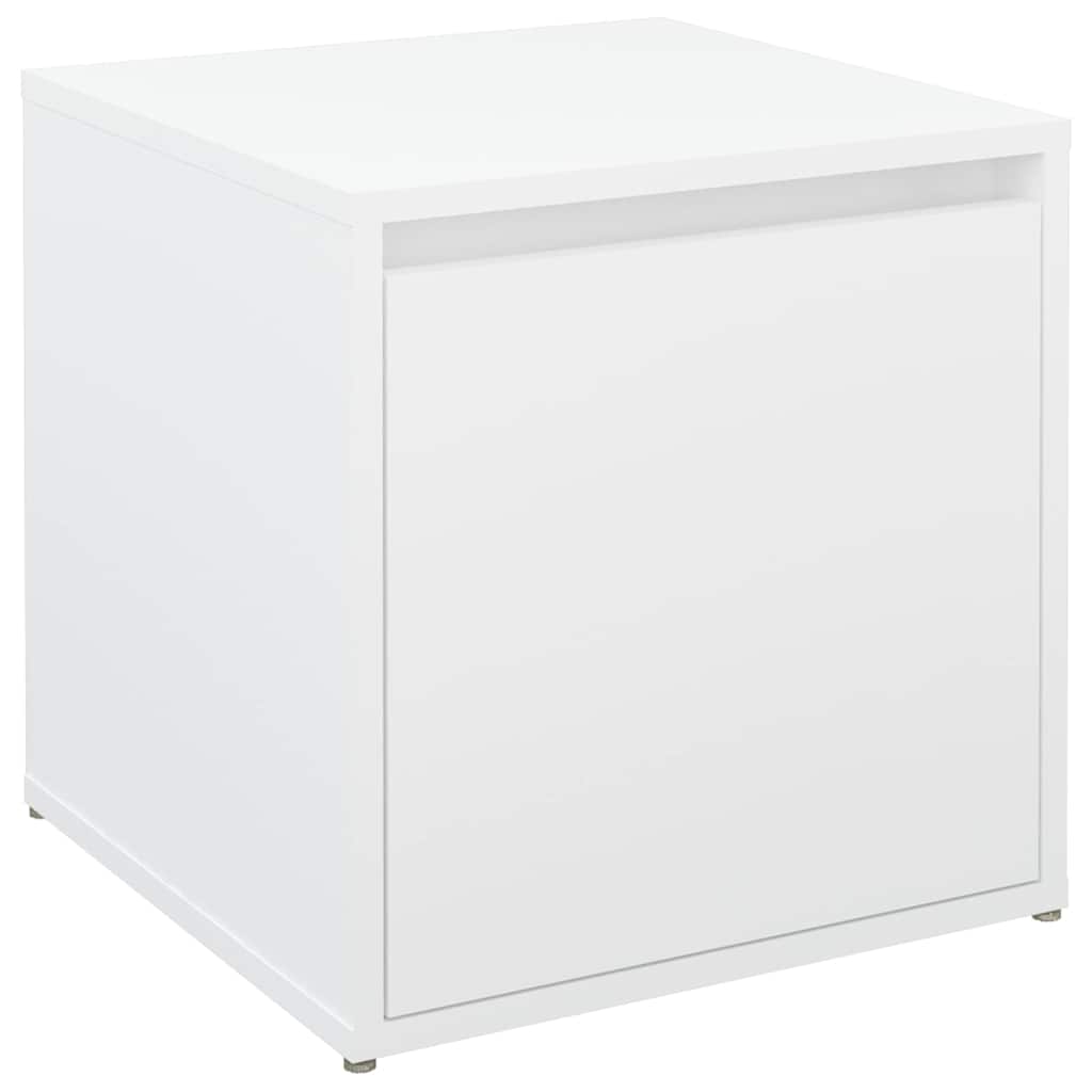 Box Drawer 40,5x40x40 cm Engineered Wood White
