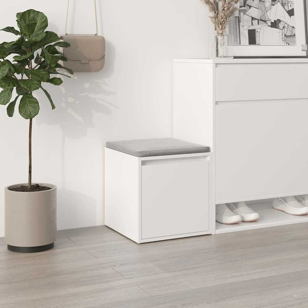 Box Drawer 40,5x40x40 cm Engineered Wood White