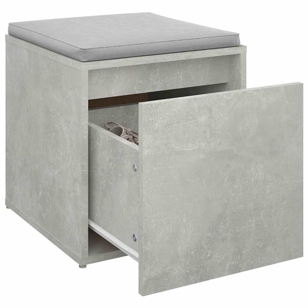 vidaXL Box Drawer | Concrete grey | Engineered wood | 40.5x40x40 cm | Box Drawer 5