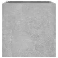 vidaXL Planter Box Concrete Grey 40x40x40 cm Engineered Wood 5