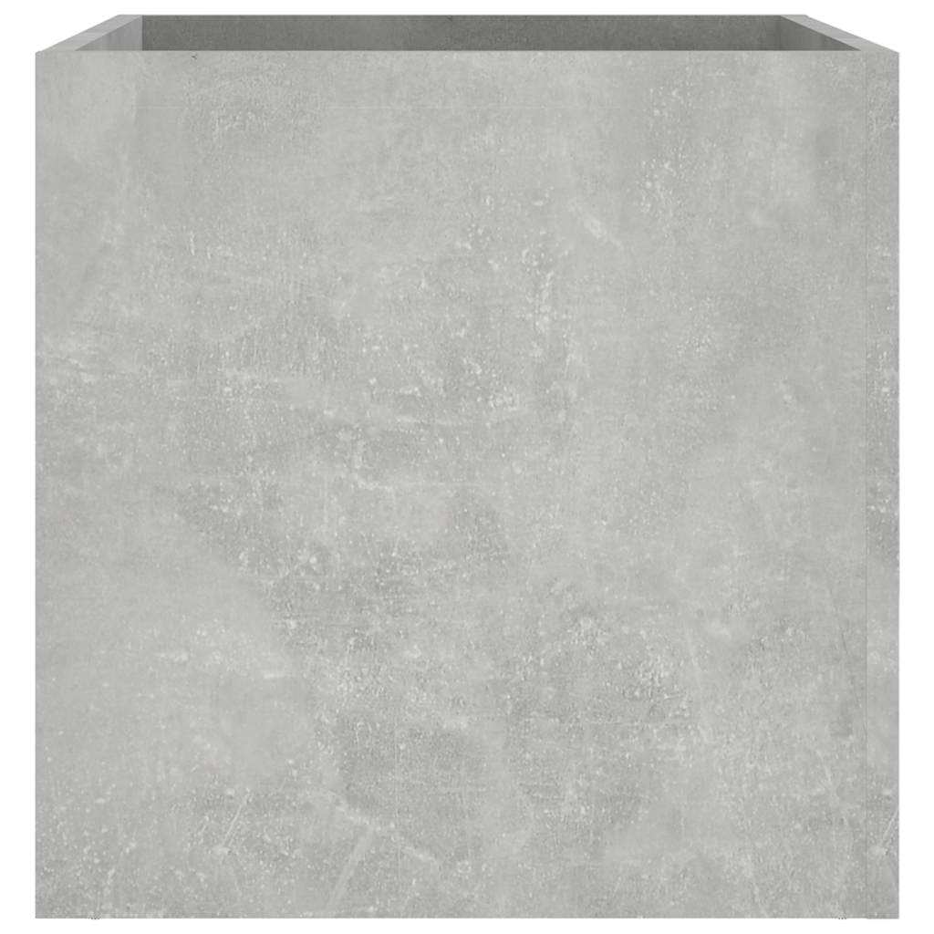 vidaXL Planter Box Concrete Grey 40x40x40 cm Engineered Wood 6
