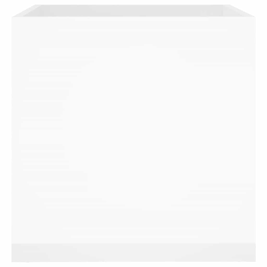 vidaXL Planter Box High Gloss White 40x40x40 cm Engineered Wood 6