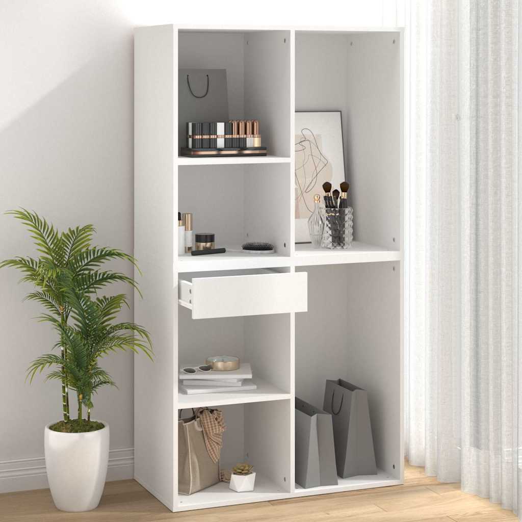 vidaXL Cosmetic Cabinet White 80x40x75 cm Engineered Wood 4