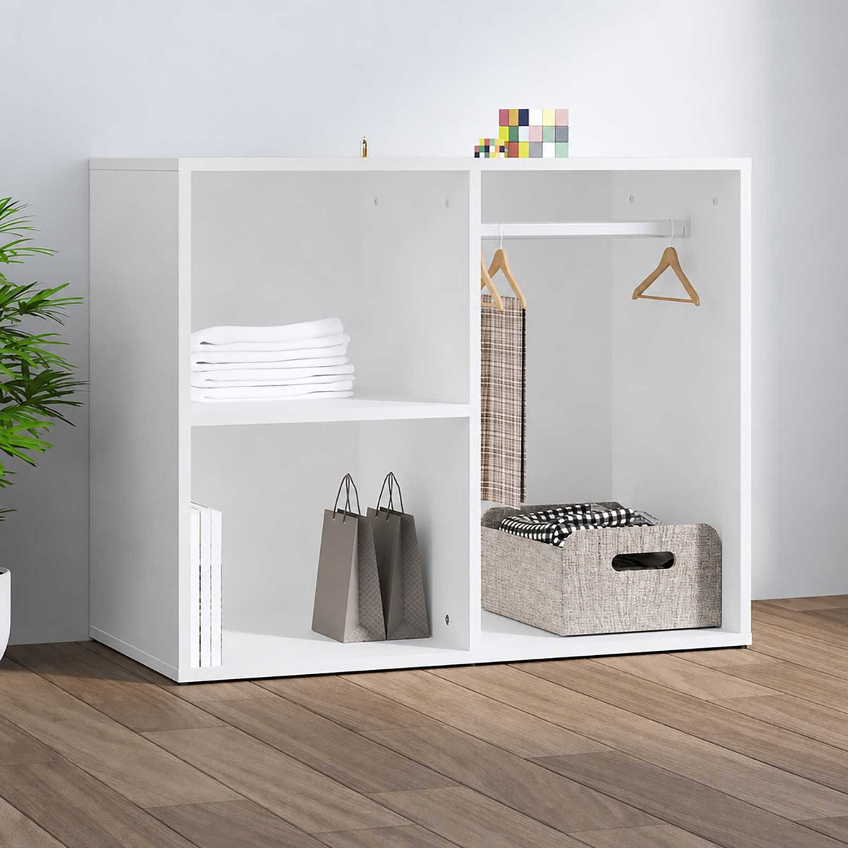 Dressing Cabinet 80x40x65 cm Engineered Wood White