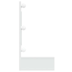 vidaXL Mirror Cabinet with LED White 90x31.5x62 cm 5